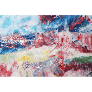 Bunter Sommerduft, Sabine Kraftmeier, Action Painting