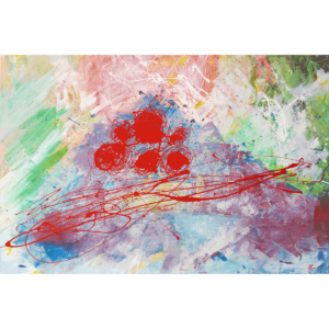 Kirschen, Erdbeeren oder Bollen, Sabine Kraftmeier, Action Painting