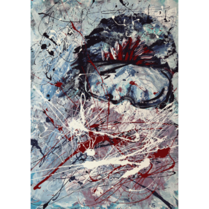 Skibrille, Sabine Kraftmeier, Action Painting